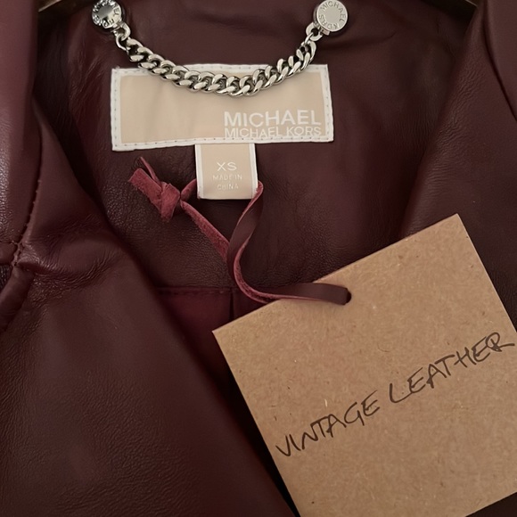Michael Kors leather jacket - new - Picture 2 of 4